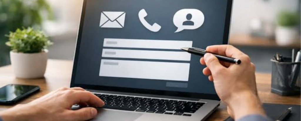 Página de Contacto Efectiva-marketive